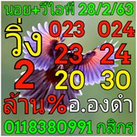 แนวทางหวยฮานอย 28/2/63 ชุดที่7