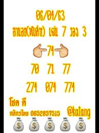 แนวทางหวยฮานอย 6/4/63 ชุดที่5