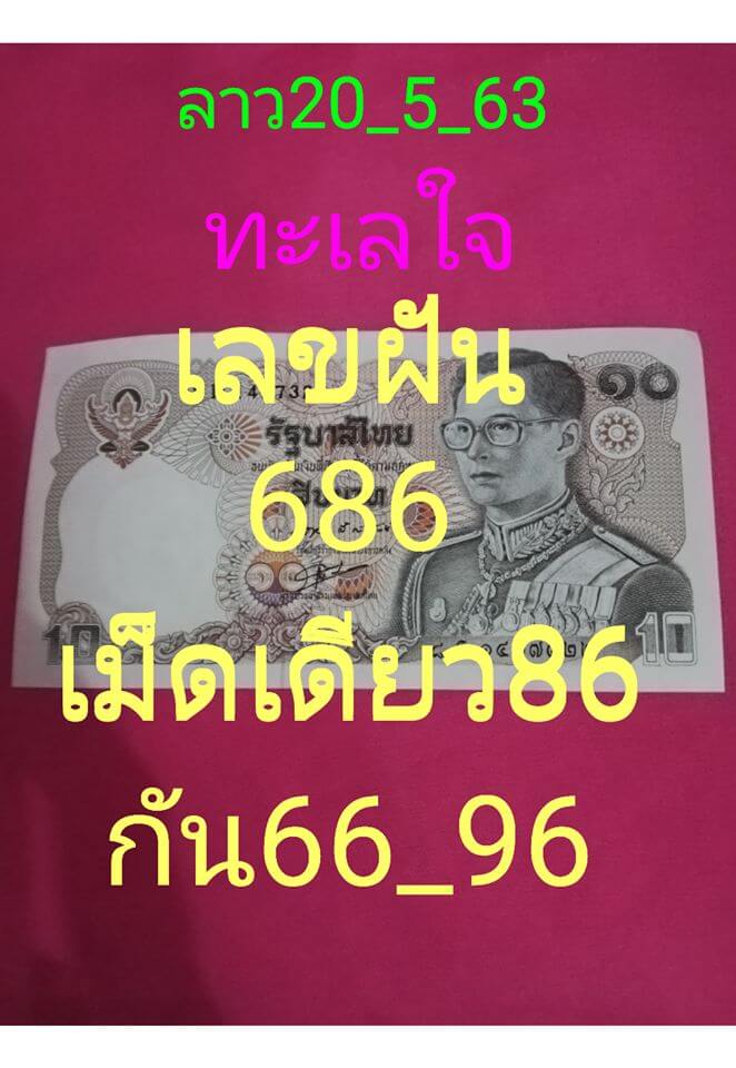 แนวทางหวยลาว 20/5/63 ชุดที่2