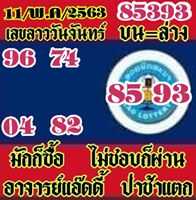 แนวทางหวยลาว11/5/63 ชุดที่17