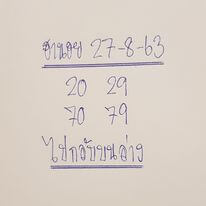 แนวทางหวยฮานอย 27/8/63 ชุดที่10