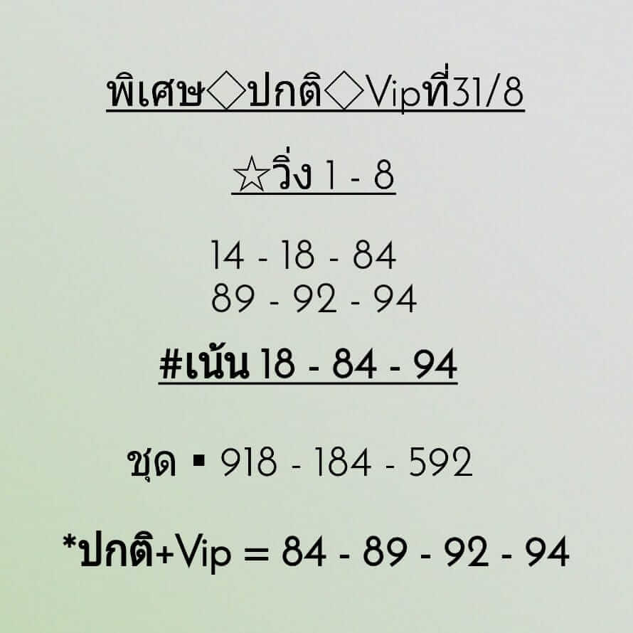 แนวทางหวยฮานอย 31/8/63 ชุดที่5
