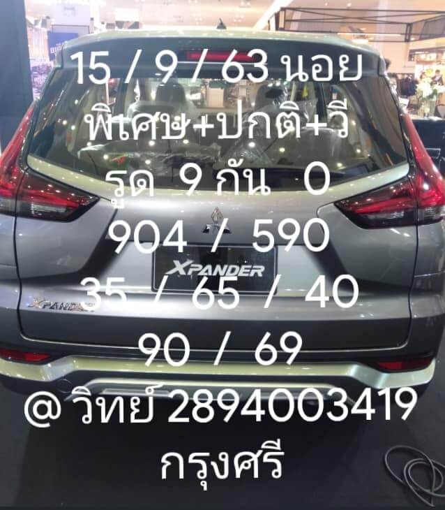 แนวทางหวยฮานอย 15/9/63 ชุดที่1