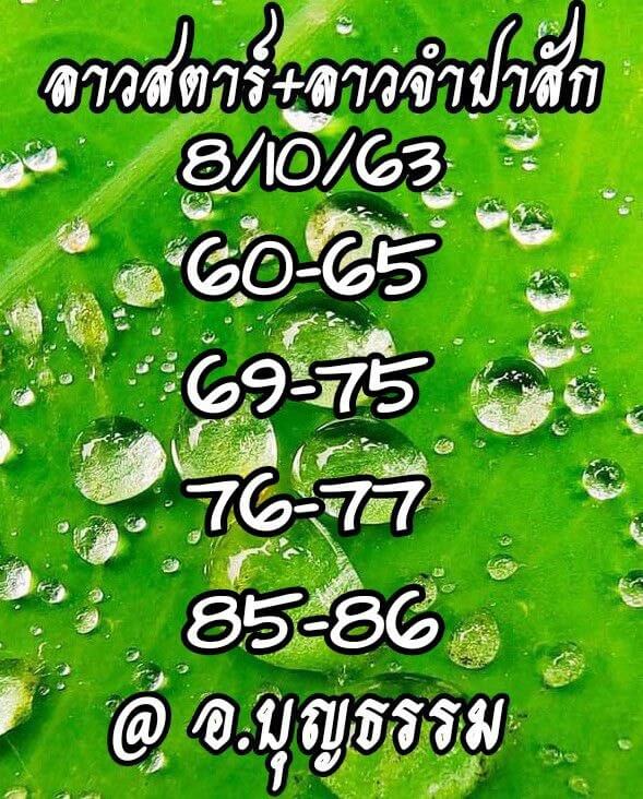 แนวทางหวยลาว 8/10/63 ชุดที่5