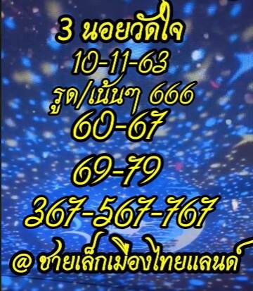แนวทางหวยฮานอย 10/11/63 ชุดที่14