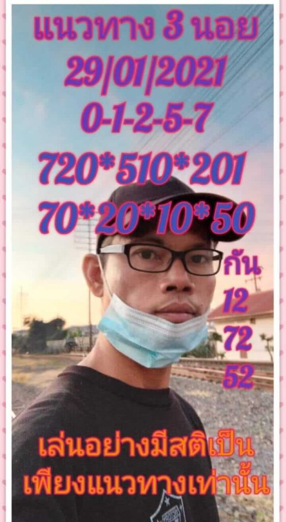 หวยฮานอยวันนี้ 29/1/64 ชุดที่6