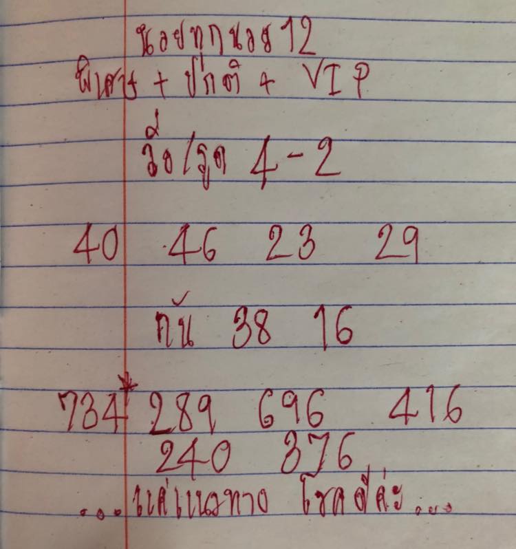แนวทางหวยฮานอย 12/3/64 ชุดที่4