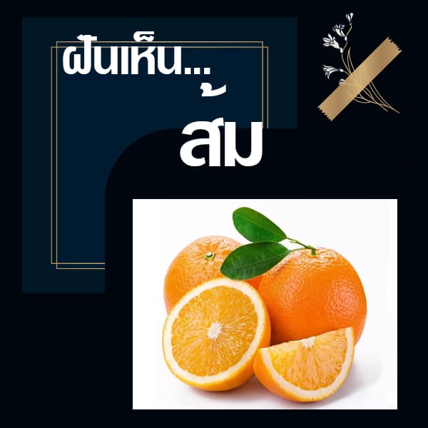 ทำนายฝันเห็นส้ม
