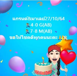 แนวทางหวยมาเลย์27/10/64ชุดที่7