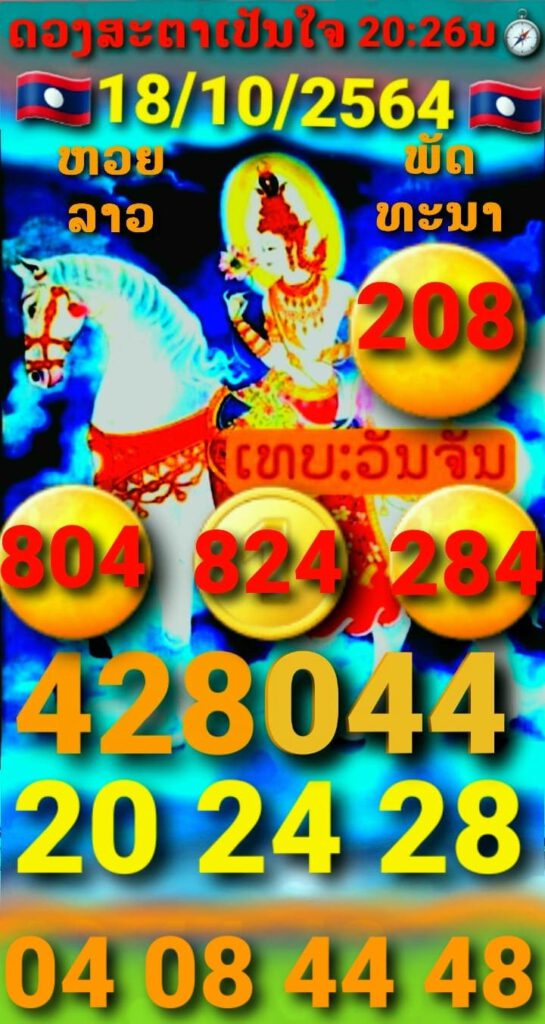 แนวทางหวยลาว18/10/64ชุดที่8