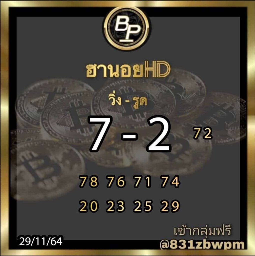 แนวทางหวยฮานอย 29/11/64 ชุดที่ 11