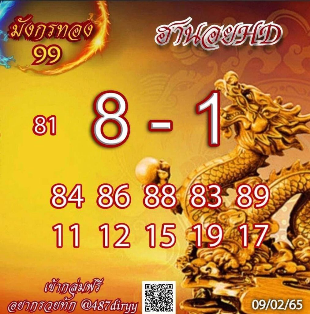 แนวทางหวยฮานอย 9/2/65 ชุดที่ 3