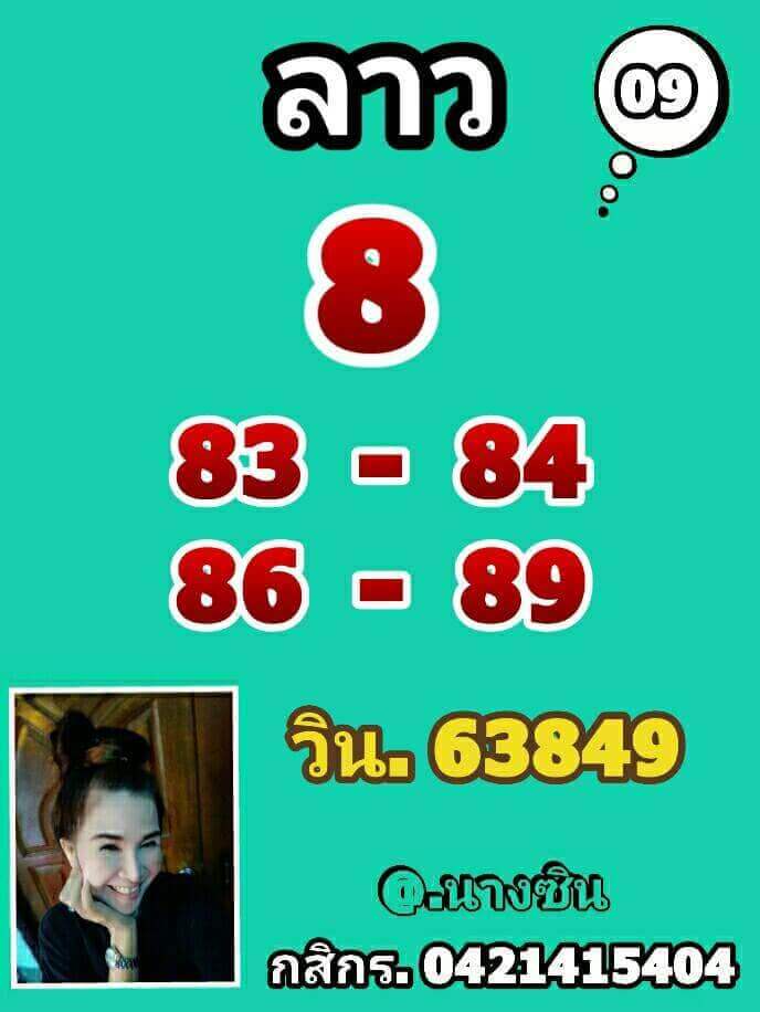 แนวทางหวยลาว 9/3/65 ชุดที่ 9
