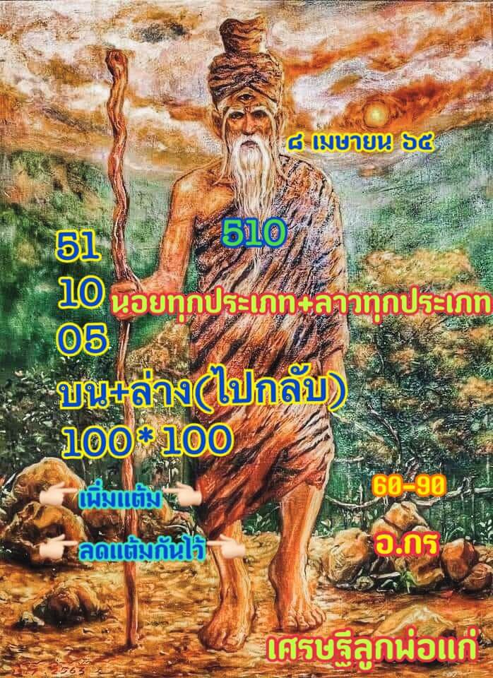 แนวทางหวยฮานอย 8/4/65 ชุดที่ 10