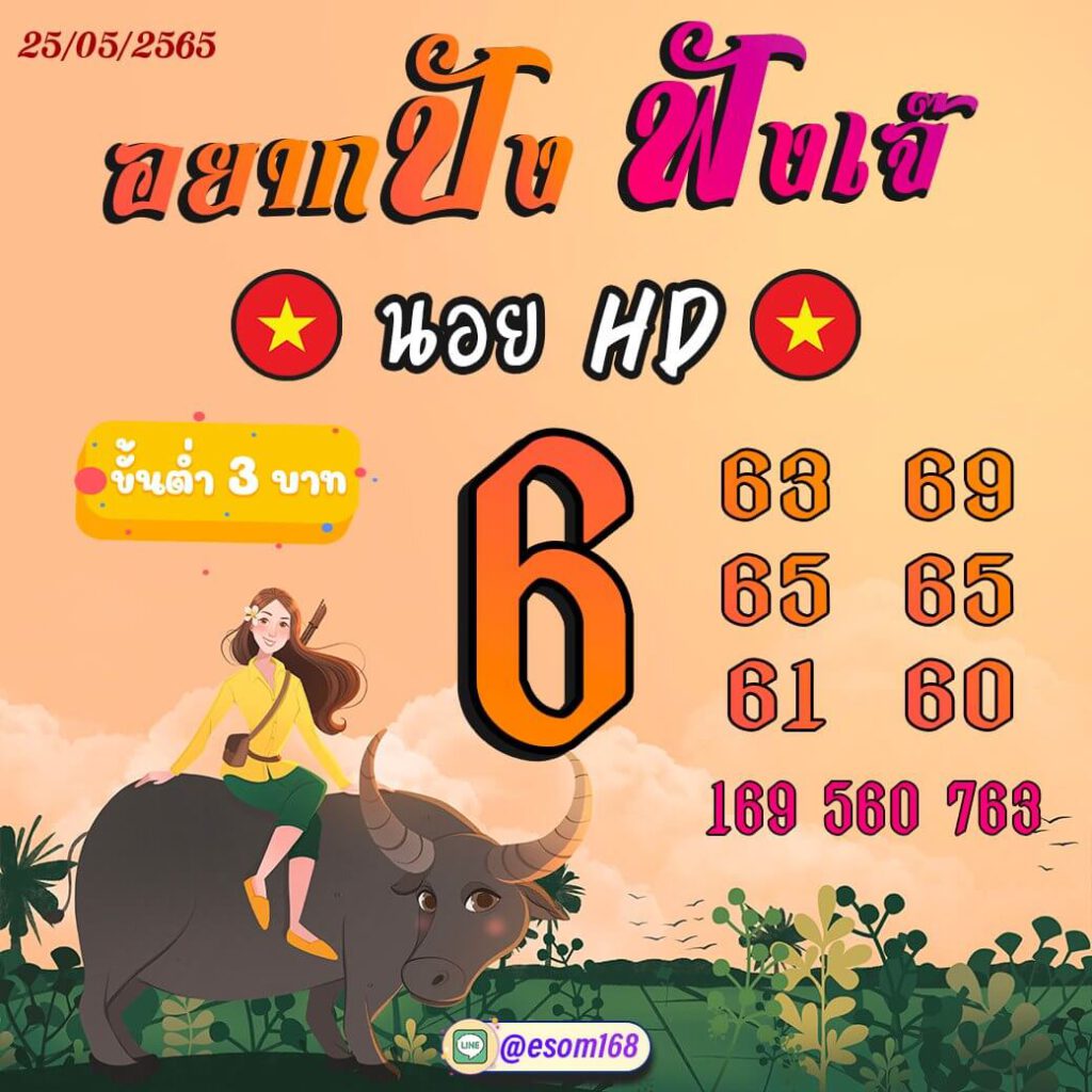 แนวทางหวยฮานอย 25/5/65 ชุดที่ 14