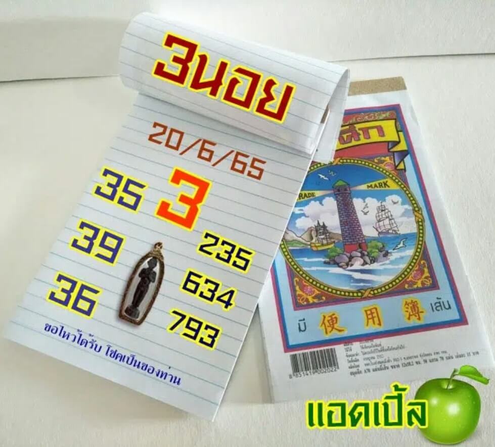 แนวทางหวยฮานอย 20/6/65 ชุดที่ 10