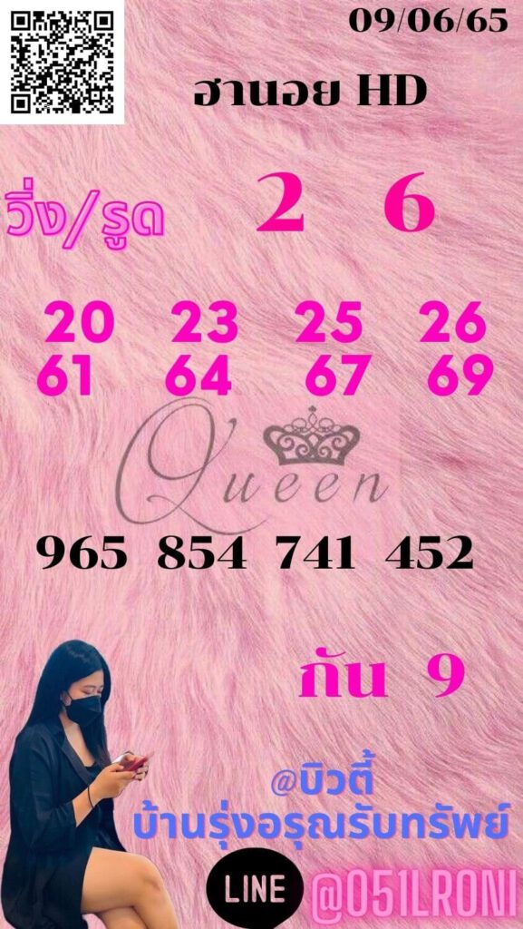 แนวทางหวยฮานอย 9/6/65 ชุดที่ 10