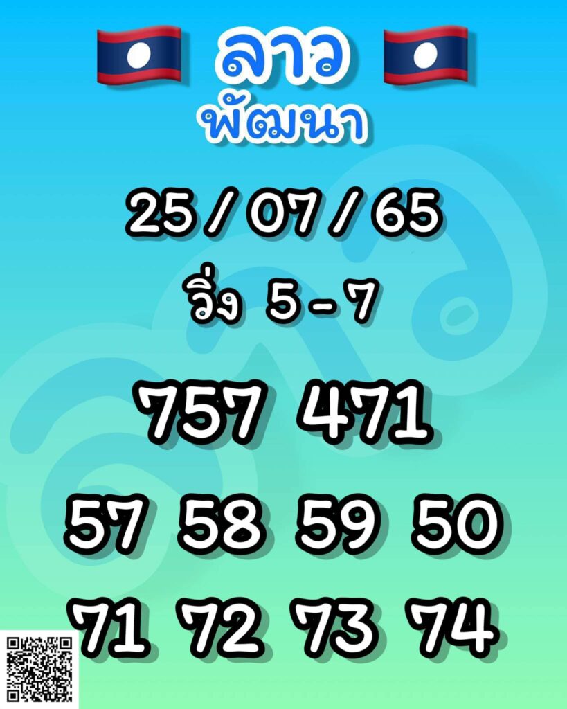 แนวทางหวยลาว 25/7/65 ชุดที่ 5