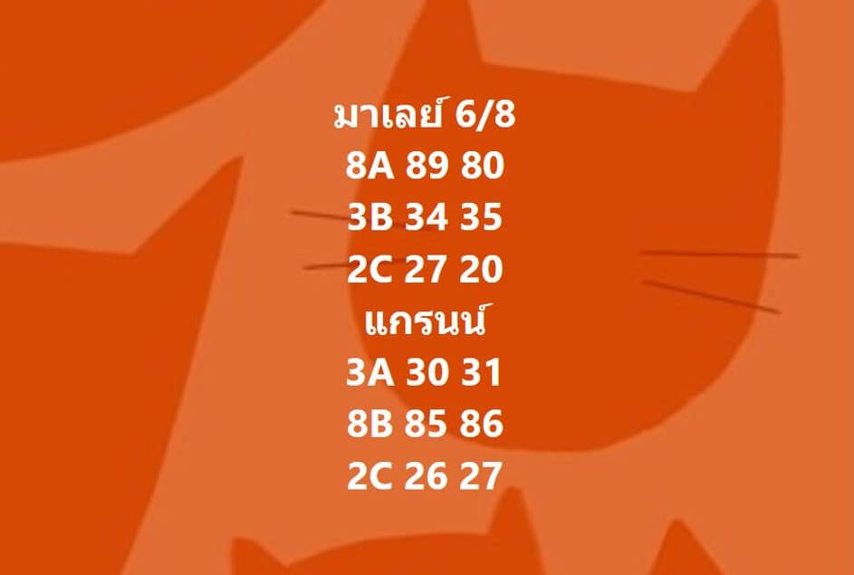 แนวทางหวยมาเลย์ 6/8/65 ชุดที่ 10