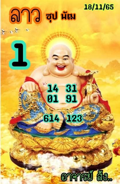 แนวทางหวยลาว 18/11/65 ชุดที่ 1