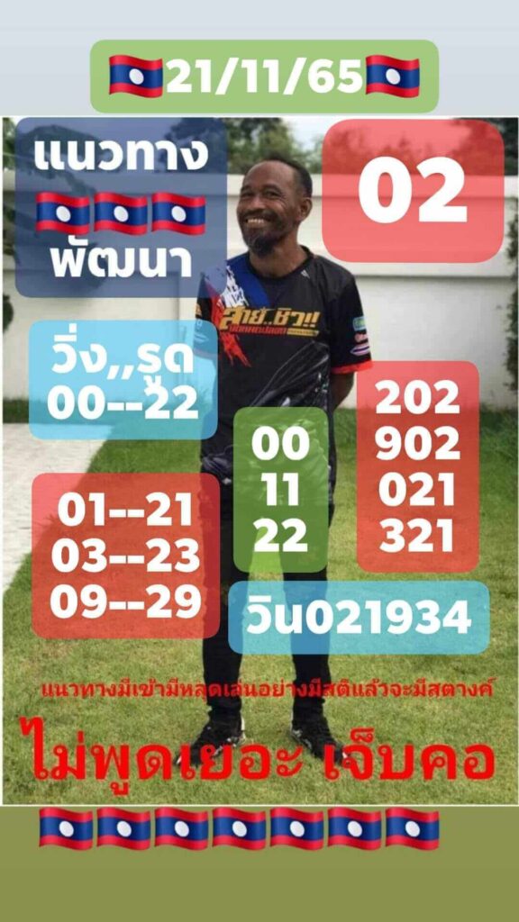 แนวทางหวยลาว 21/11/65 ชุดที่ 5