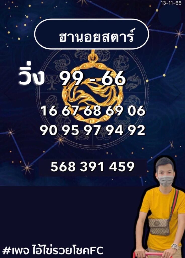 แนวทางหวยฮานอย 13/11/65 ชุดที่ 7
