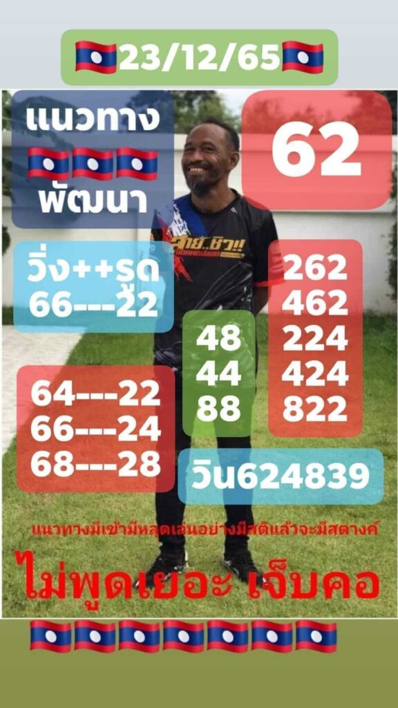 แนวทางหวยลาว 23/12/65 ชุดที่ 15