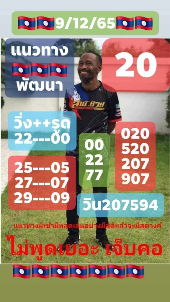 แนวทางหวยลาว 9/12/65 ชุดที่ 3