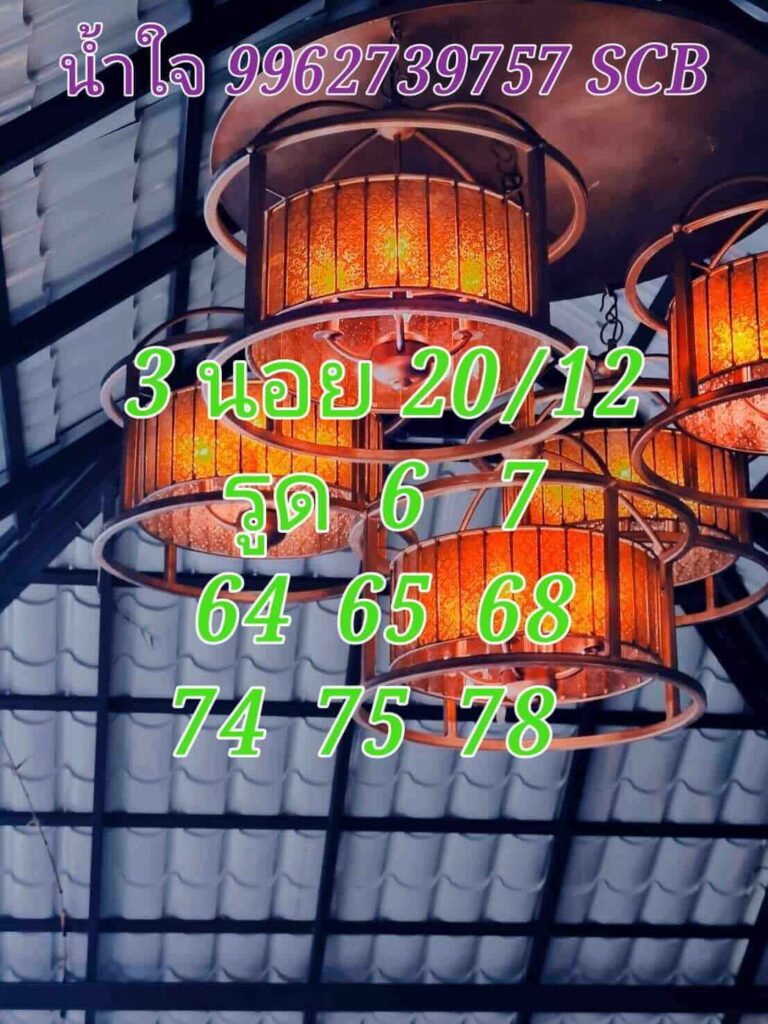แนวทางหวยฮานอย 20/12/65 ชุดที่ 4