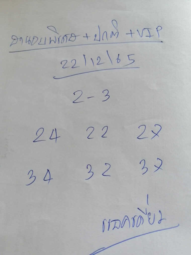 แนวทางหวยฮานอย 22/12/65 ชุดที่ 10