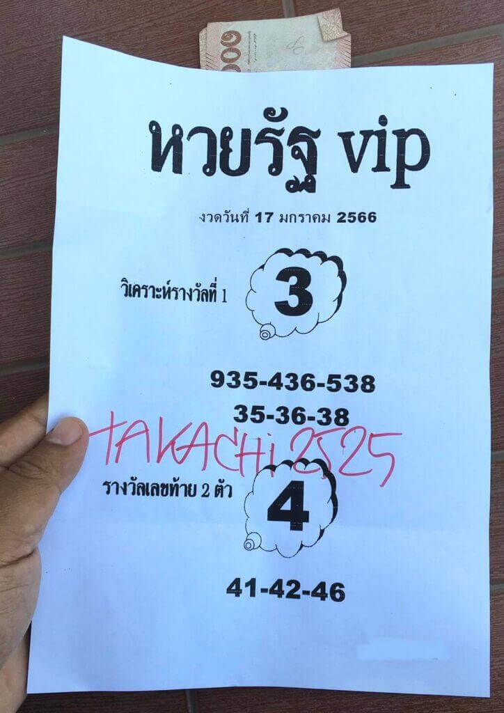 หวยรัฐ-VIP 17/1/66