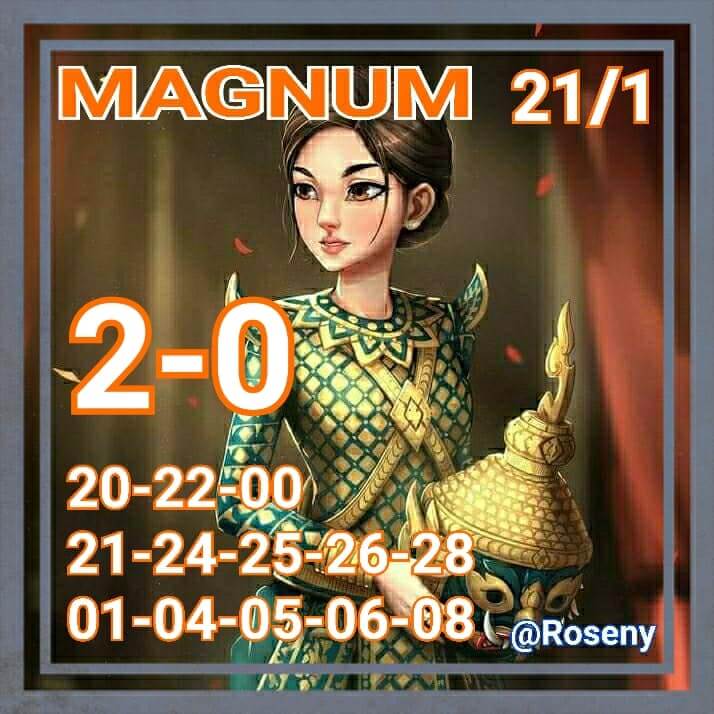 แนวทางหวยมาเลย์ 21/1/66 ชุดที่ 3