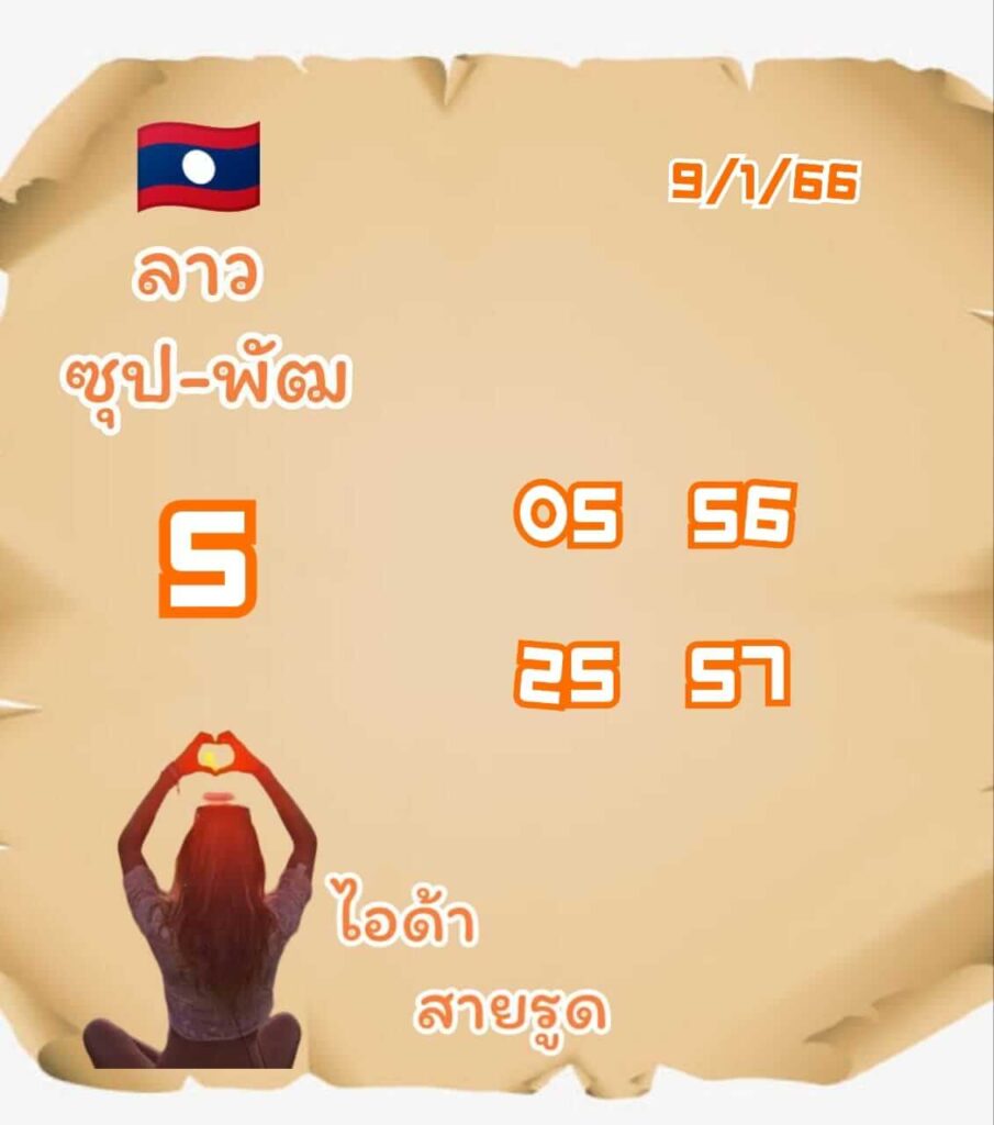 แนวทางหวยลาว 9/1/66 ชุดที่ 10