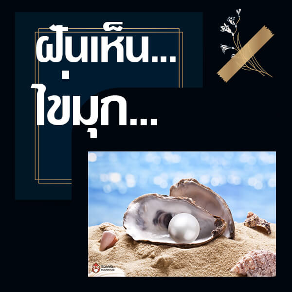 ทำนายฝันเห็นไข่มุก
