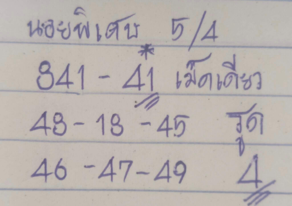 แนวทางหวยฮานอย 5/4/66 ชุดที่ 6