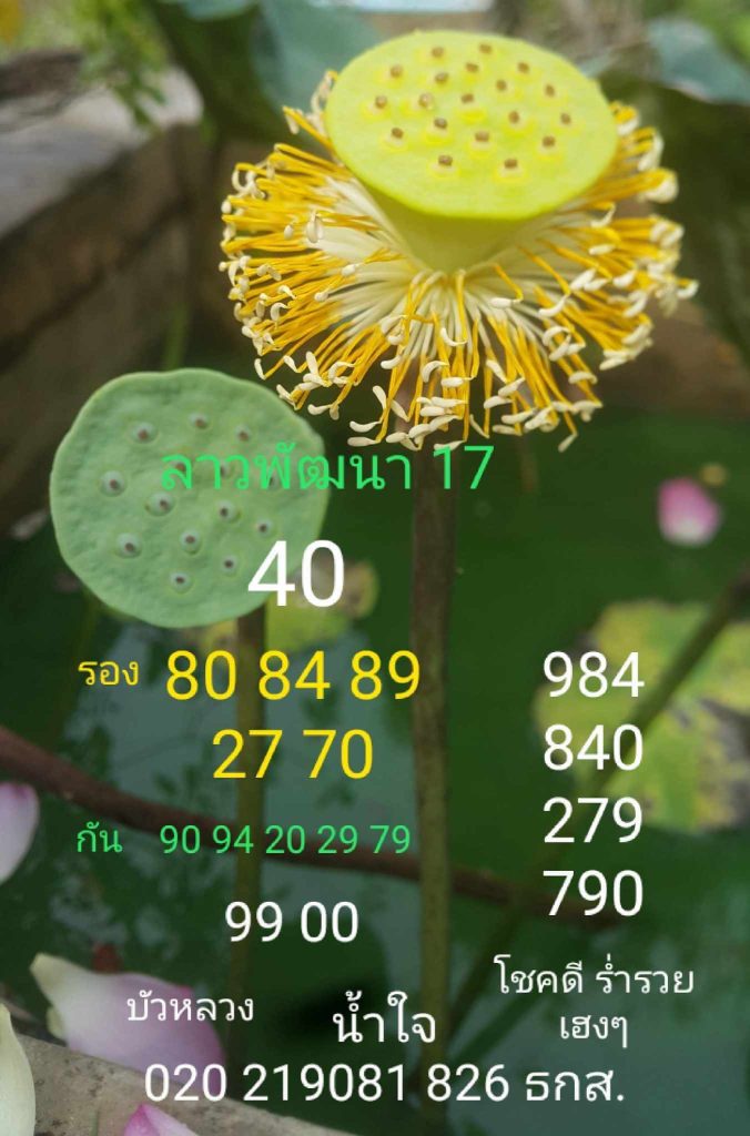 แนวทางหวยลาว 17/5/66 ชุดที่ 5