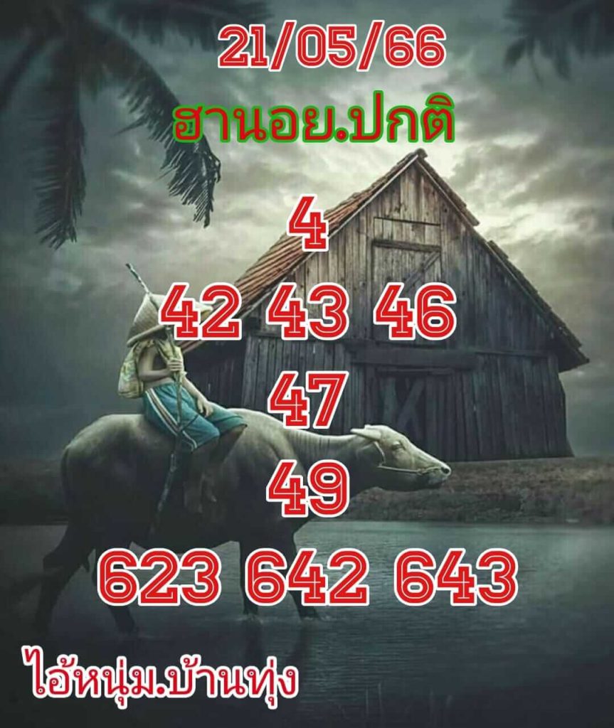 แนวทางหวยฮานอย 21/5/66 ชุดที่ 9