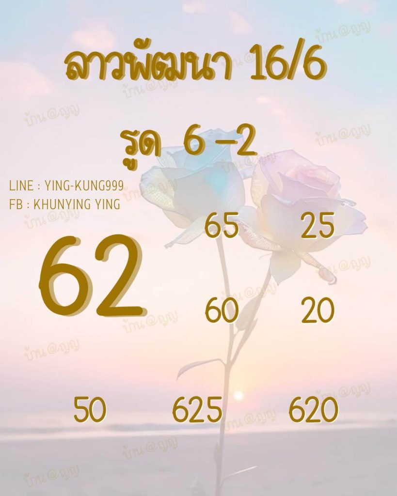 แนวทางหวยลาว 16/6/66 ชุดที่ 4