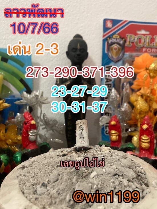 แนวทางหวยลาว 10/7/66 ชุดที่ 1