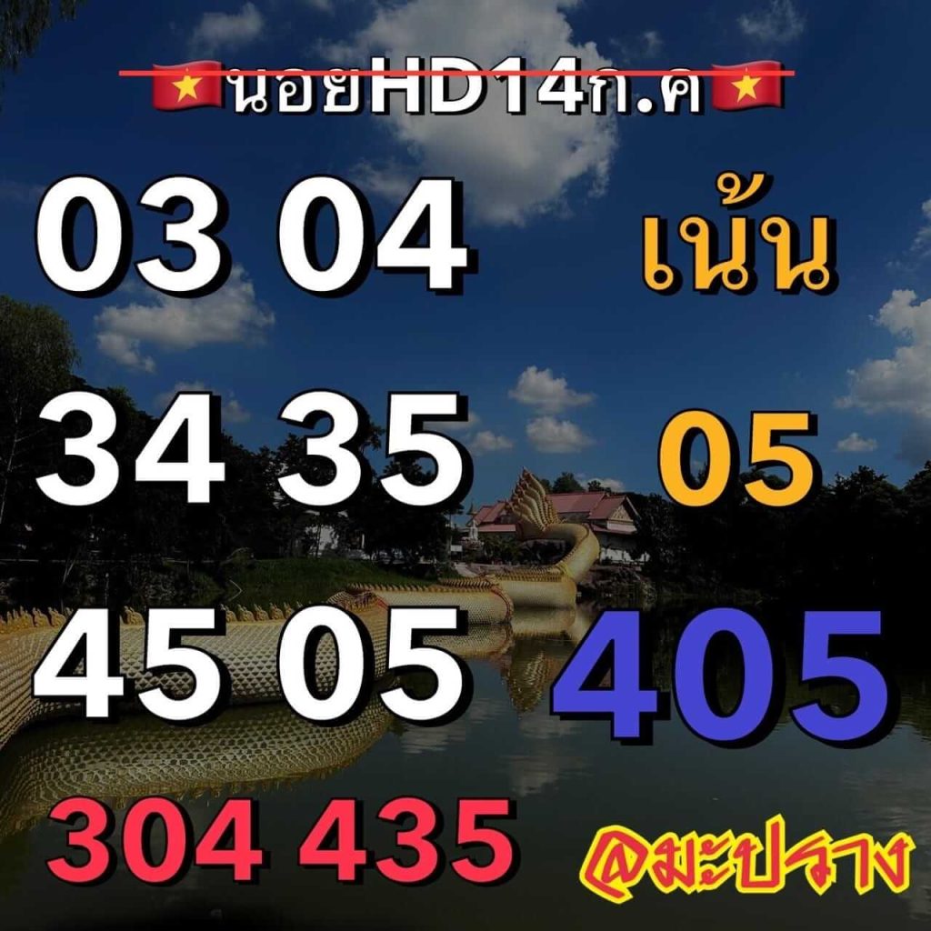 แนวทางหวยฮานอย 14/7/66 ชุดที่ 10