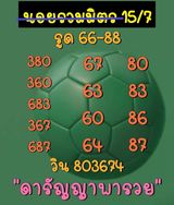 แนวทางหวยฮานอย 15/7/66 ชุดที่ 5