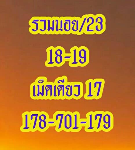 แนวทางหวยฮานอย 23/7/66 ชุดที่ 10