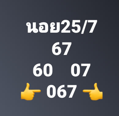 แนวทางหวยฮานอย 25/7/66 ชุดที่ 4