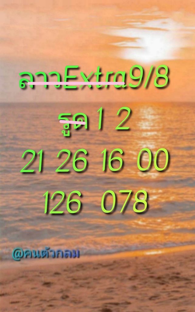 แนวทางหวยลาว 9/8/66 ชุดที่ 12