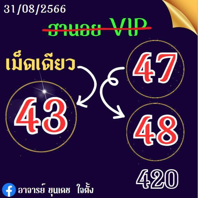 แนวทางหวยฮานอย 31/8/66 ชุดที่ 19