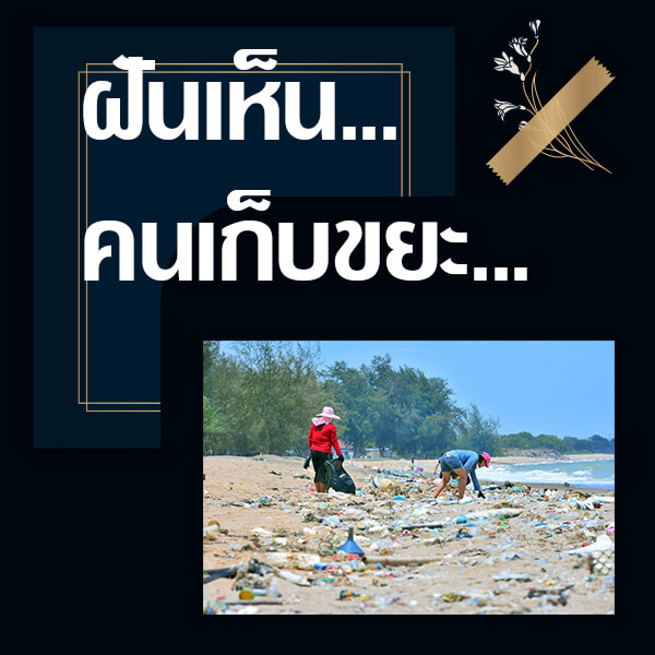 ทำนายฝันเห็นเก็บขยะ