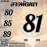 แนวทางหวยลาว 22/9/66 ชุดที่ 2
