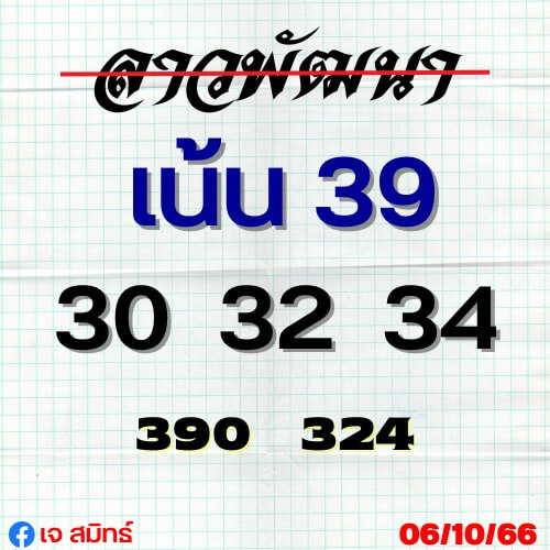 แนวทางหวยลาว 6/10/66 ชุดที่ 5