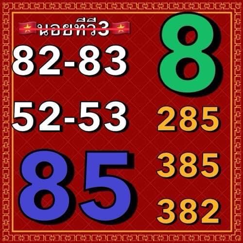 แนวทางหวยฮานอย 3/10/66 ชุดที่ 1