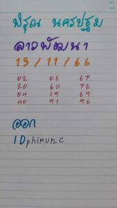 แนวทางหวยลาว 13/11/66 ชุดที่ 15